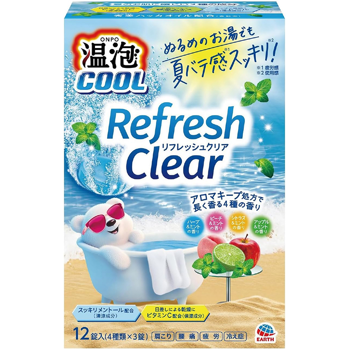 アース製薬 - 温泡 リフレッシュクリア