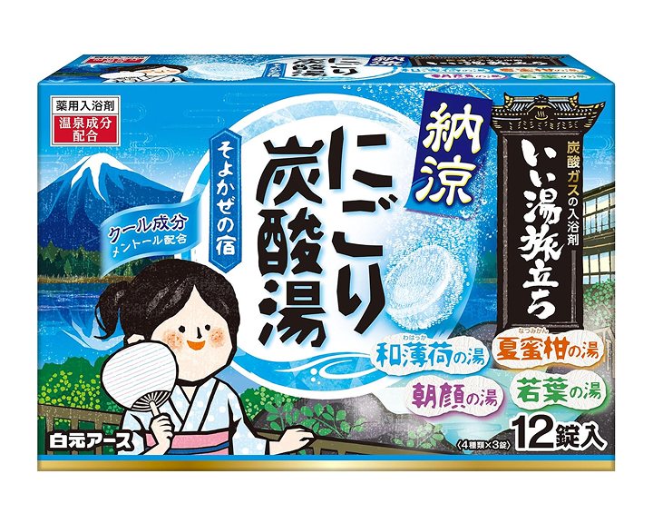 白元アース - いい湯旅立ち 納涼にごり炭酸湯 そよかぜの宿