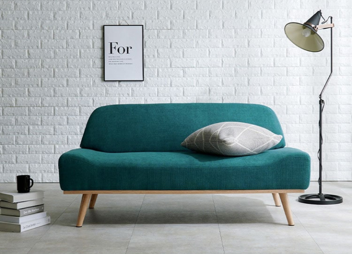 アイリスオーヤマ ソファ 2人掛け 2P-DGY