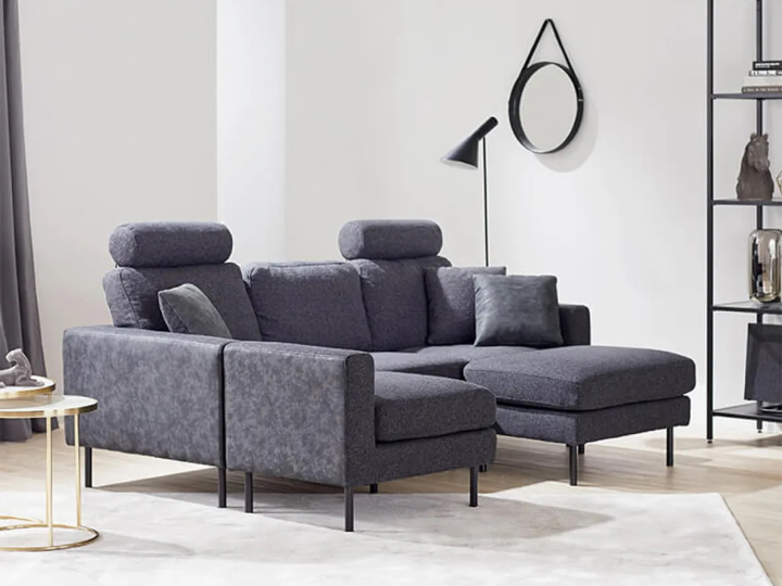 ロウヤ 3人掛けカウチソファ ハイバックソファ