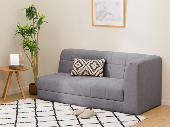 ニトリ 傷・汚れに強い ファブリック 収納付き 左肘カウチソファ