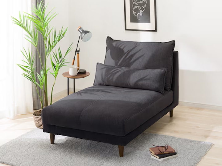 ニトリ 布張りシェーズロングソファ