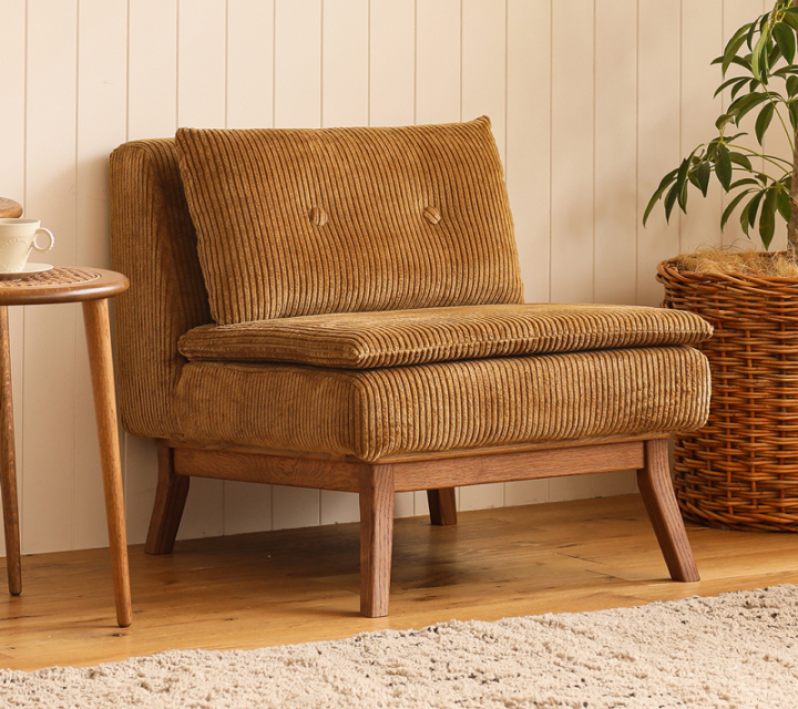 リセノ 1人掛けローソファー クルム